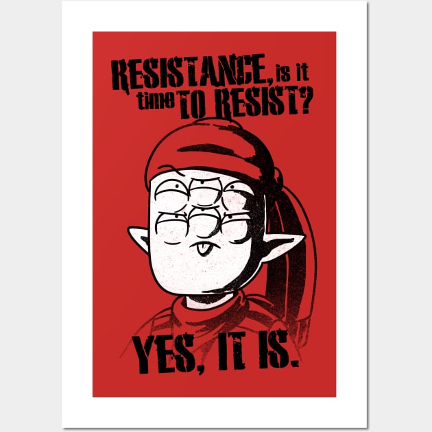 Time to Resist Wall Art by RetroFreak